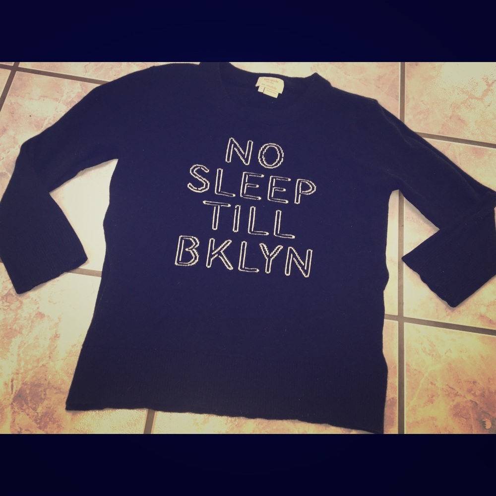 Kate Spade No Sleep Till Brooklyn Sweater